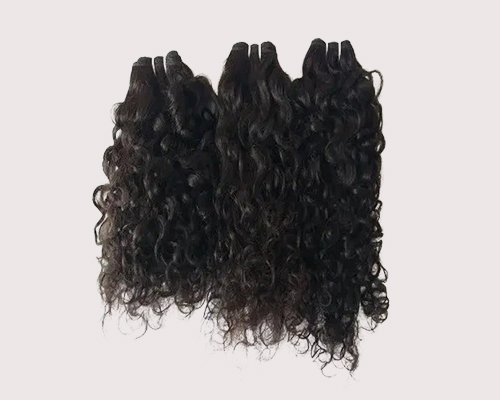 Black Natural Curly Bulk Hair
